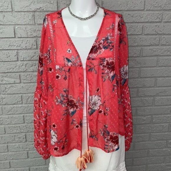 Time & Tru Open Front Shrug Size M - Picture 3 of 9